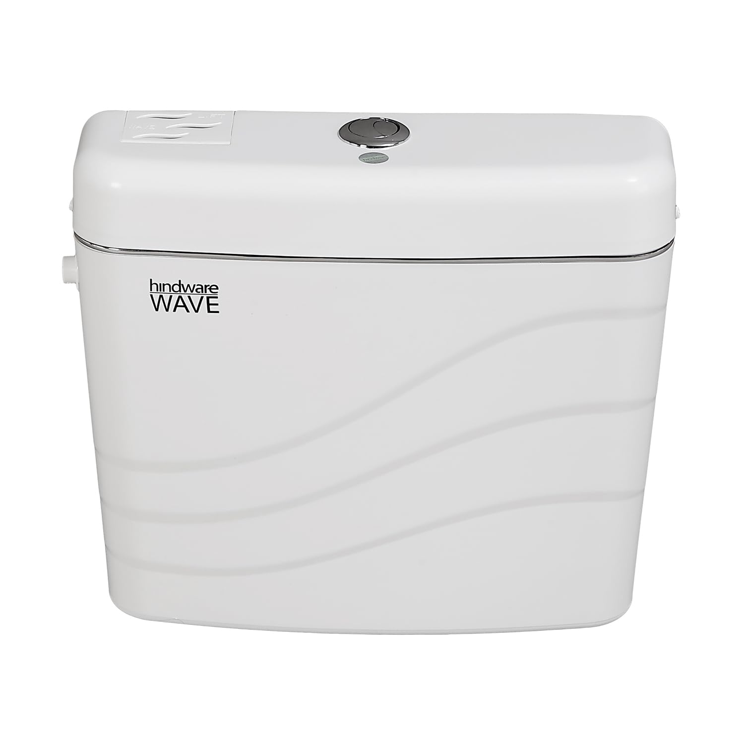 Hindware Designer Plastic Cistern For Bathroom | Made Of Pvc | Single Flush | With Patented Odoriser Slot | Wave 2