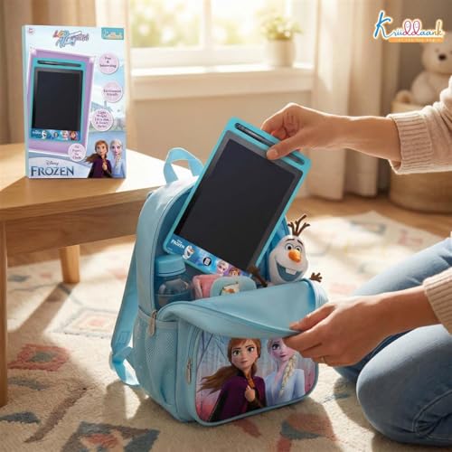 Image of 8.5 inch Frozen LCD Writing Tablet, Electronic Drawing Pad & Magic Slate for Kids, Toddler Travel Doodle Board with Lock Function, Portable Birthday Gift for 3-9 Year Old Boys & Girls, Blue