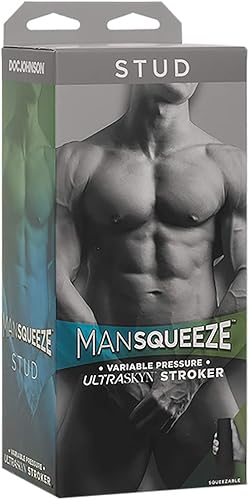 Miniatura 2 de Doc Johnson Man Squeeze - Stud - Discreet Premium ULTRASKYN Stroker - Placa de apriete para presión precisa - solo para adultos, masturbador