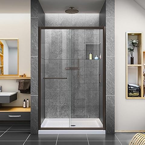 DreamLine Infinity-Z Semi-Frameless Sliding Shower Door Cover