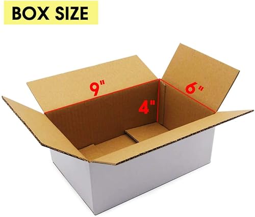 Miniatura 10 de Paquete de 25 cajas de envío BM555, caja de regalo pequeña de cartón corrugado de 5 x 5 pulgadas para correo, comercio electrónico, envío,