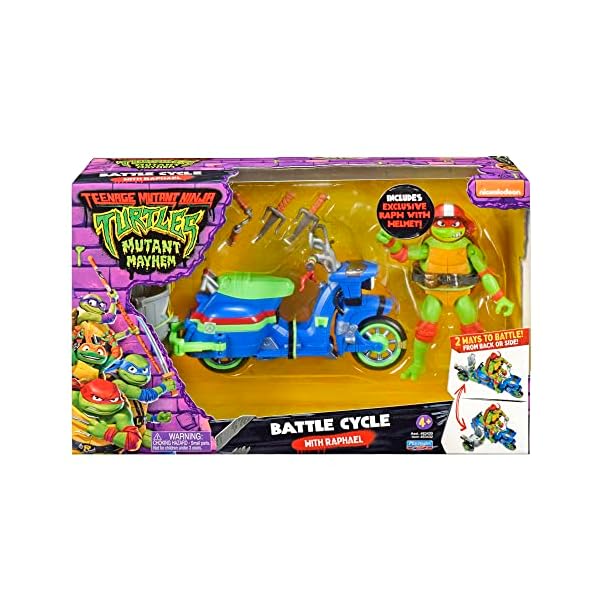Teenage-Mutant-Ninja-Turtles-Mutant-Mayhem-Battle-Cycle-with-Exclusive-Raphael-Figure-by-Playmates-Toys Teenage-Mutant-Ninja-Turtles-Mutant-Mayhem-Battle-Cycle-with-Exclusive-Raphael-Figure-by-Playmates-Toys