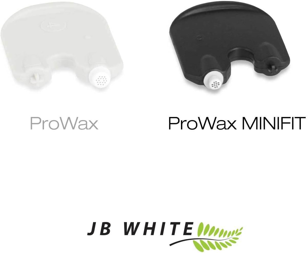 JB White - 30x Wax Guard for Oticon ProWax MiniFit Filter, Hearing Aid Supplies (5 Pack / 6 Pcs) Replacements Wax Filters for All MiniRITE Hearing Aid Using miniFit Domes, Wax Guards Accessory