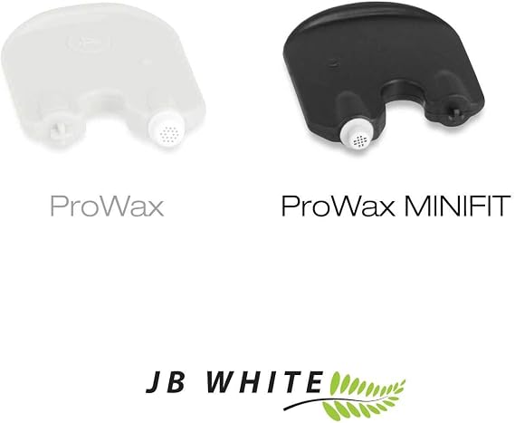 JB White 6 Pieces ProWax MiniFit Wax Guards for Hearing aids Compatible