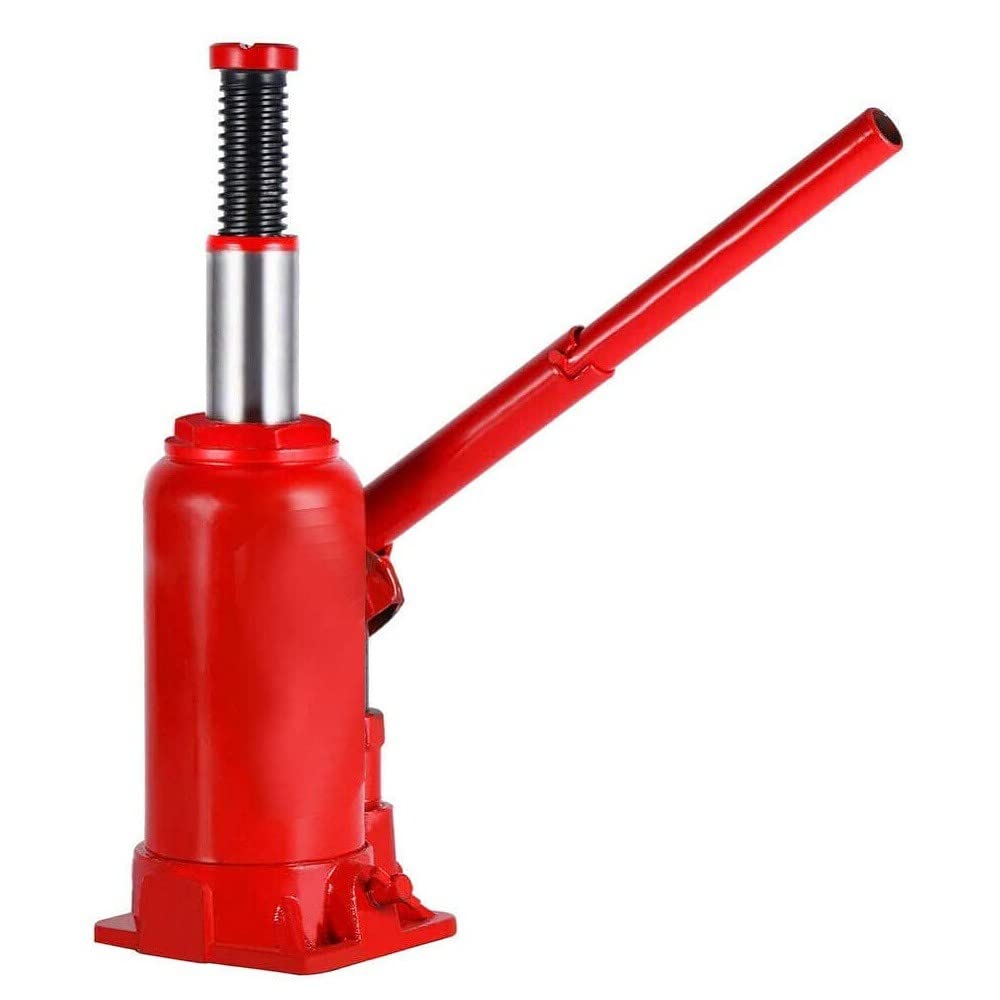 Compatible avec MITSUBISHI PAJERO 5P CRIC HYDRAULIQUE de 3 tonnes à bouteille pour voiture, véhicules CRIK en métal avec vérin pour levage de voiture, changement de roue, hauteur de 17 à 33 cm