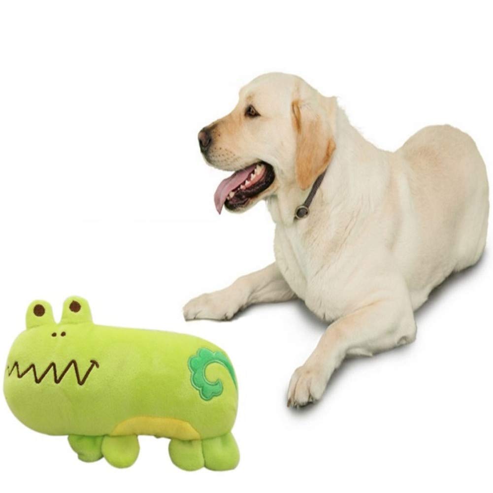 Jouet Chien Qui Couine Jouet Couineur Chien Chien Jouet Qui Couine Grinçantes Jouets pour Chiens Grinçante Jouet Chiot Doux Jouet Green