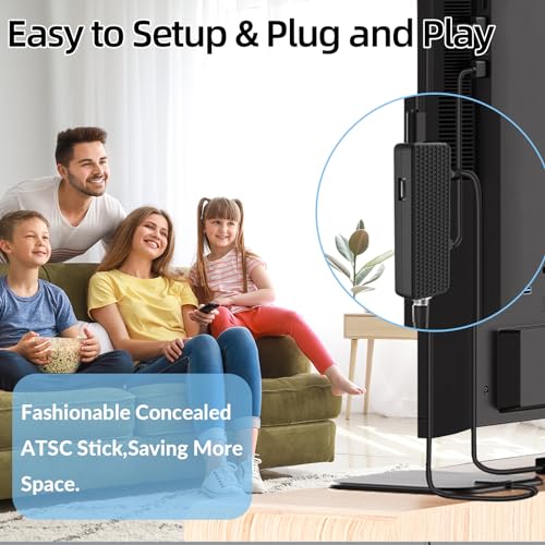 image for ZJBOX Digital Converter Box for TV,Newest 1080P ATSC tv Tuner Box with