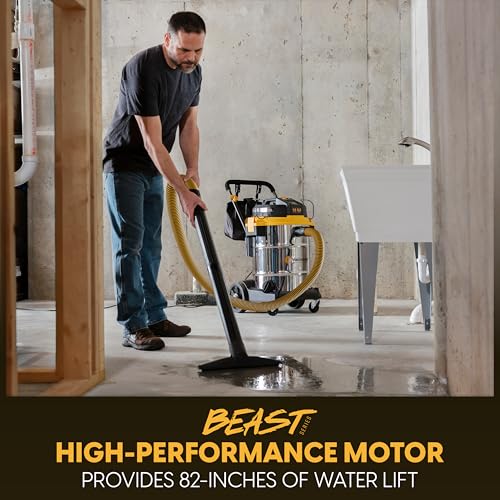 Image of Vacmaster Professional Beast Series 14-Gallon* 6.5 Peak HP† Wet /Dry Vacuum - VJE1412SW 0203