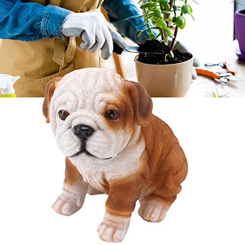 Estatua Bulldog de Resina para Jardín Decorativo miniatura 7