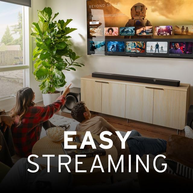 Image of Klipsch Flexus CORE 300 5.1.2 Channel Sound Bar with Dirac Live Room Correction, Dolby Atmos, Custom Tuned Bass and Powered by Onkyo - Walnut, 54 inch W