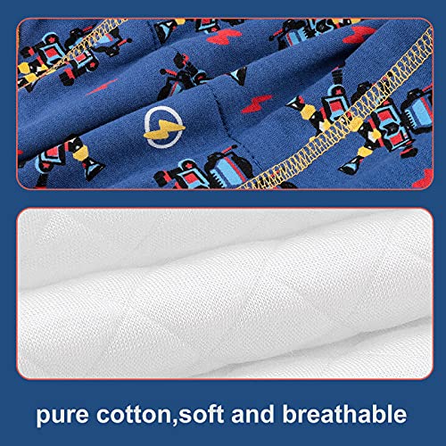 Image of MooMoo Baby 8 Packs Potty Training Pants Cotton Absorbent Training Underwear for Toddler Boy and Girls 2T-9T