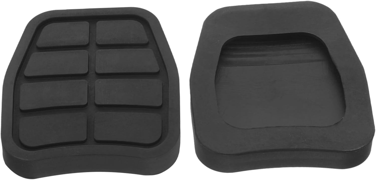 1pair Car Brake Pad Covers Clutch Pedal Pad Replacement Rubber Throttle Protective Cover for Vehicle