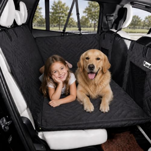 Back-Seat-Extender-for-Dogs--Hard-Bottom-Seat-Cover-for-Dogs-Dog-Hammock-Back-Seat-Pet-Cover-Back-Seat-for-CarSUVSmall-Trucks Back Seat Extender for Dogs โ Hard Bottom Seat Cover for Dogs, Dog Hammock, Back Seat Pet Cover, Back Seat for Car/SUV/Small Trucks - Image 1