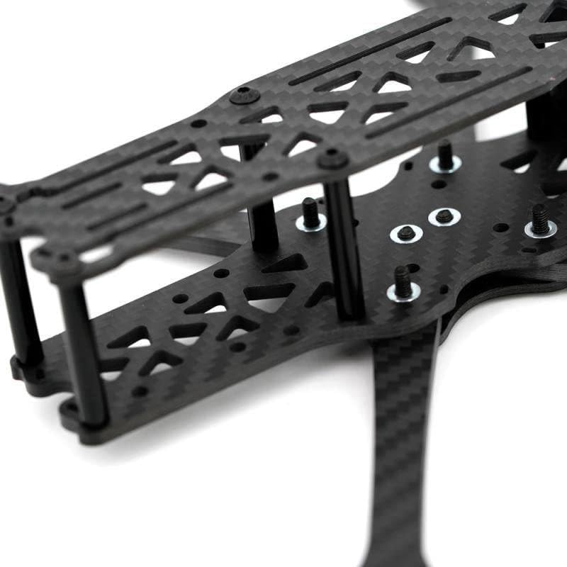 Generic TBS Source ONE V4 Wide-Stance X Carbon Fiber 5inch FPV Frame Kits for FPV Freestyle Free-Range Acrobatic Flying, WYC_DJFF_11353