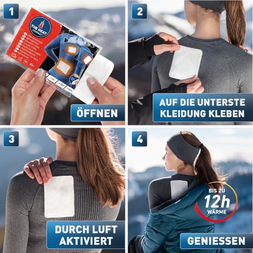 THE HEAT COMPANY Bodywärmer Wärmepflaster Rücken & Nacken - 12h Wärme – Ansicht 3
