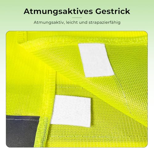 Brovamo Warnwesten Auto-Warnwesten Auto 5er-Warnweste Auto-Warnweste alle Größen-Warnweste Kinder-Warnweste Auto-Sicherheitswesten (5)