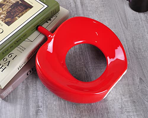 Whjy Creative Apple Modern Style Home Furnishings, Ceramic Apple Statue, Decorations For Living Room, Bedroom, Wine Cabinet - Red #TOP2