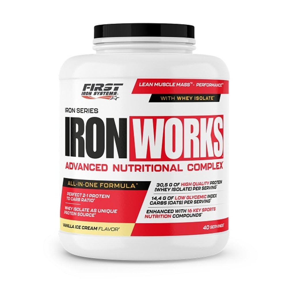 IRON WORKS 2200g (kremowy waniliowy)