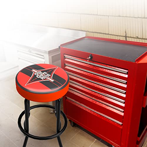 Plasticolor 004775R01 Old Guys Rule Logo Garage and Game Room Stool - Image 2