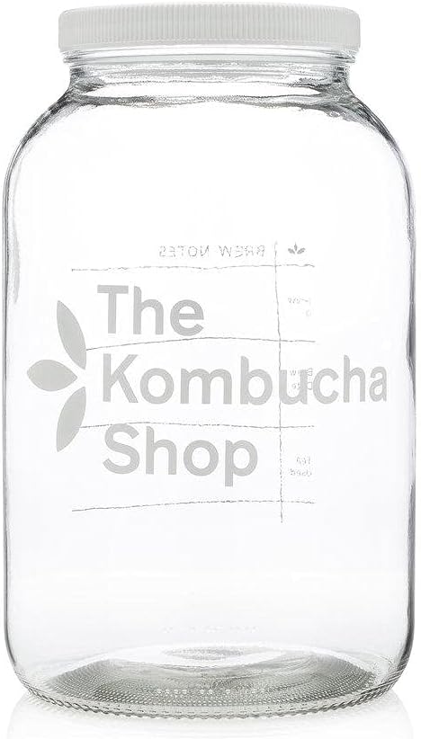 The Kombucha Shop1 Gallon Kombucha Brew Jar with Wide Mouth