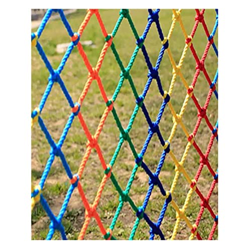 Clôture en coton filet de sécurité multicolore 3 x 6 m durable