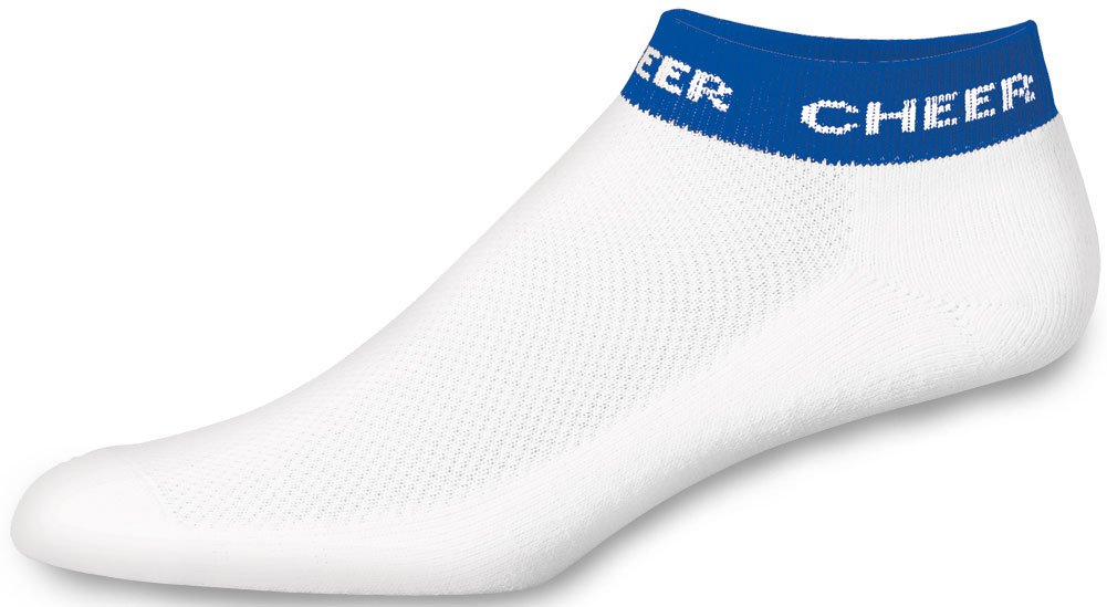 chasséWomen's In-Stock Low Anklet With Cheer Stripe Socks - Adult Sizes