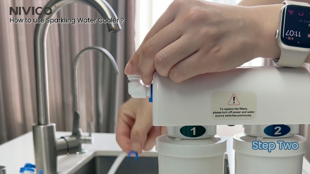 NIVICO Soda Maker, Ice Cold Sparkling Water Maker, Water Cooler
