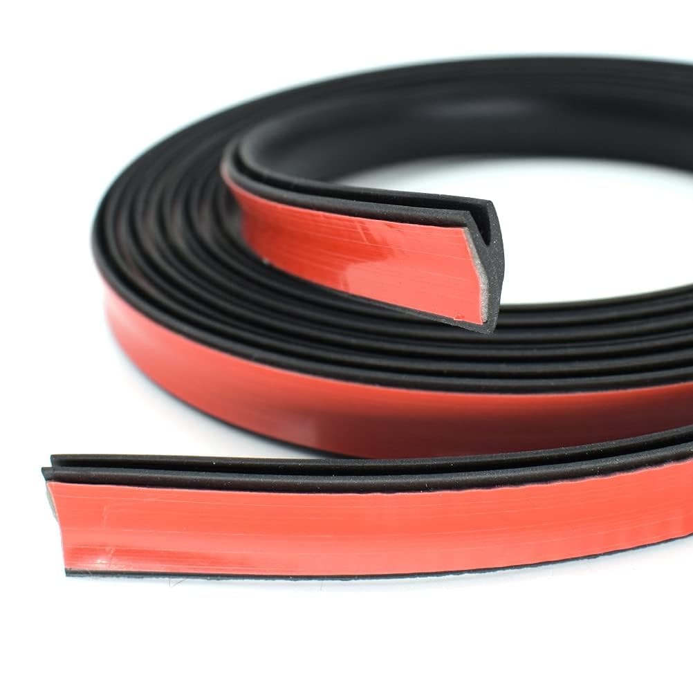 AUTOXBERT 4M/13Ft Automotive Weather Stripping Rear Windshield Seal Trim Universal Y Shape Rubber Sealing Strip Trim Cover Window Edge Moulding Trim Panel Sealing