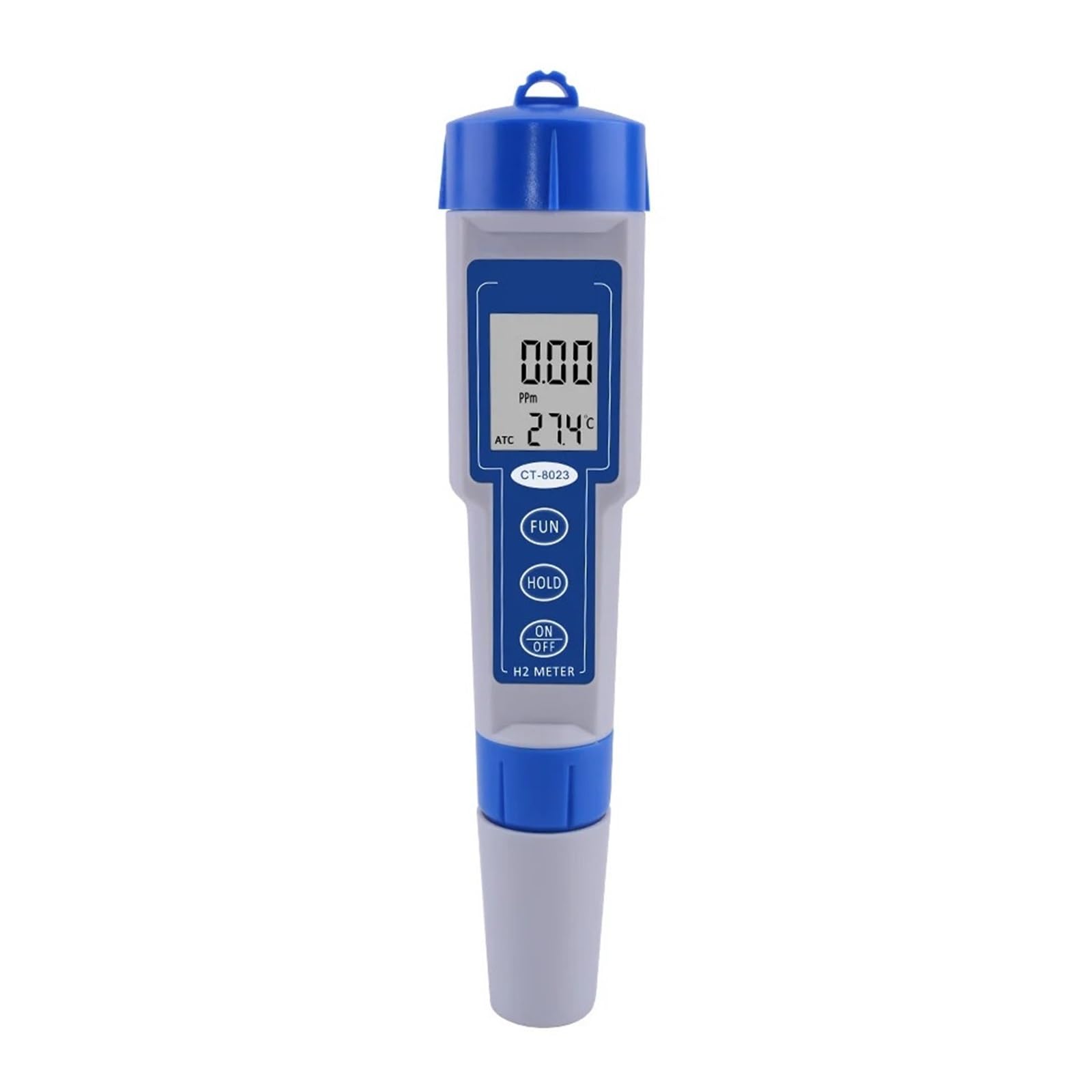 CT-8023 Pluma De Prueba De Calidad Del Agua Rica En Hidrógeno Medidor De Hidrógeno H2 0-2400ppb /0-2.40ppm Generadores De Hidrógeno For La Salud(Without backlight)