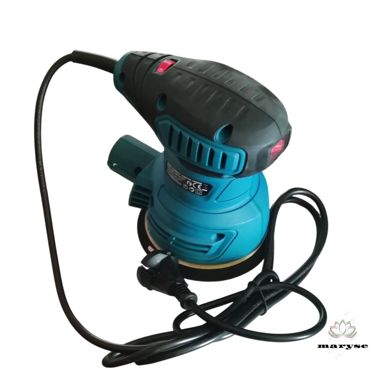Levigatrice Orbitale 650W - Disco 125mm, 7 Velocità Variabili, Aspirazione Polvere - Ideale per Legno, Metallo, Vernice