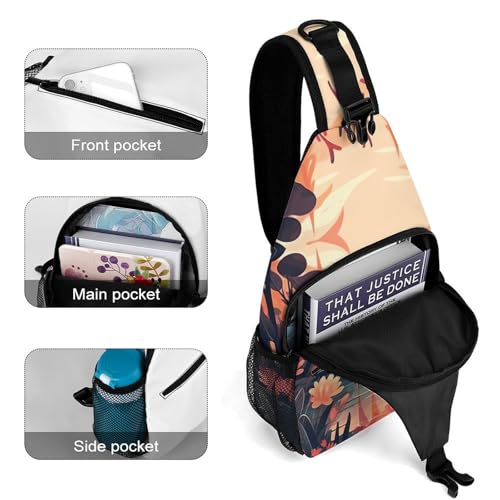 Bolso cruzado casual para hombro y pecho deportivo miniatura 4