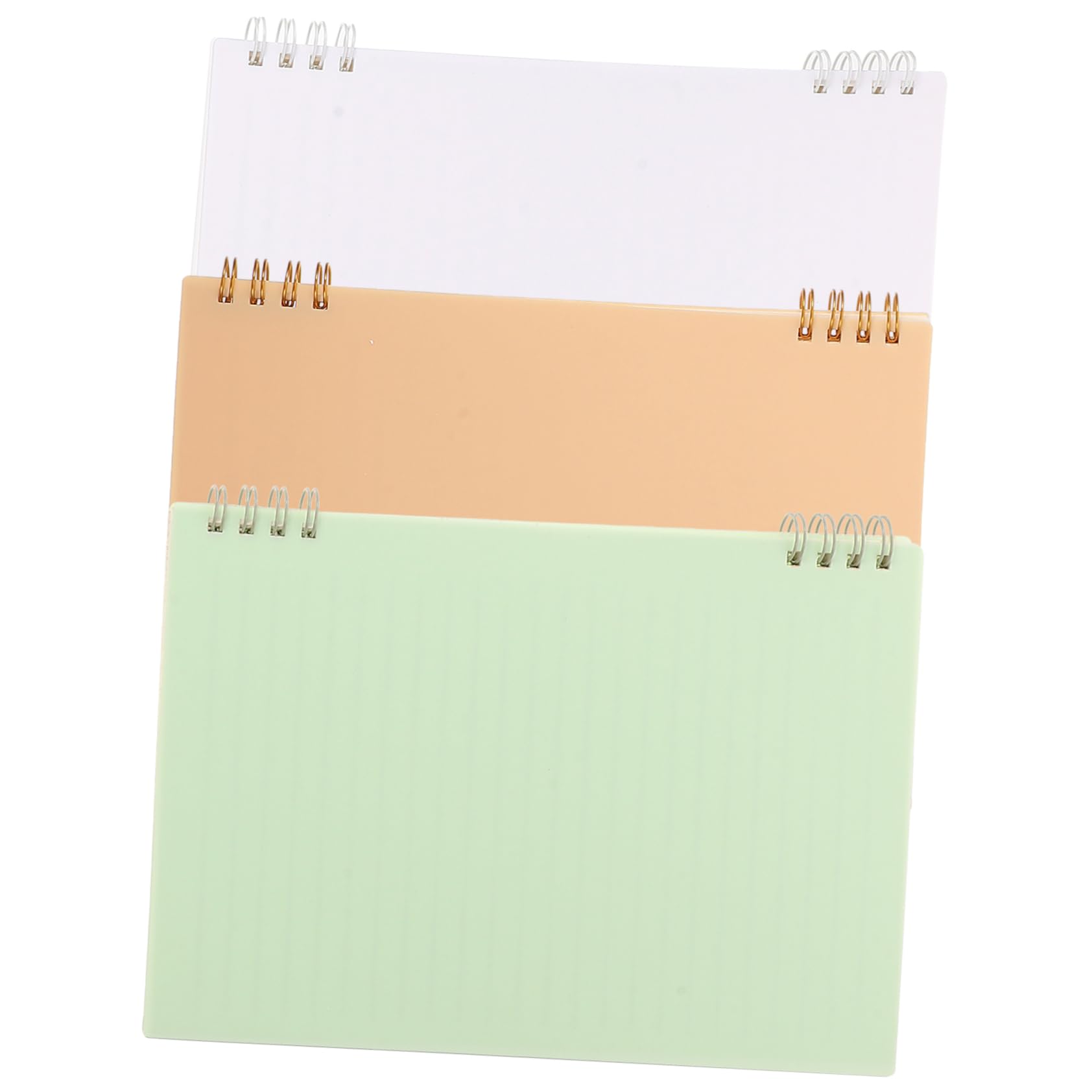 LALAFINA Quaderno a Spirale 3 Pezzi Copertina in Plastica, Taccuini