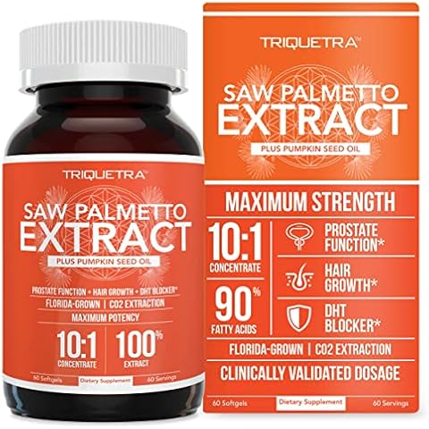Saw Palmetto Extract with Pumpkin Seed Oil - Triquetra Health Cover