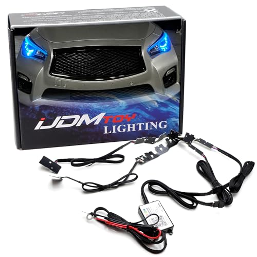 Kit LED RGBW Multicolor para Lámpara Delantera iJDMTOY miniatura 1