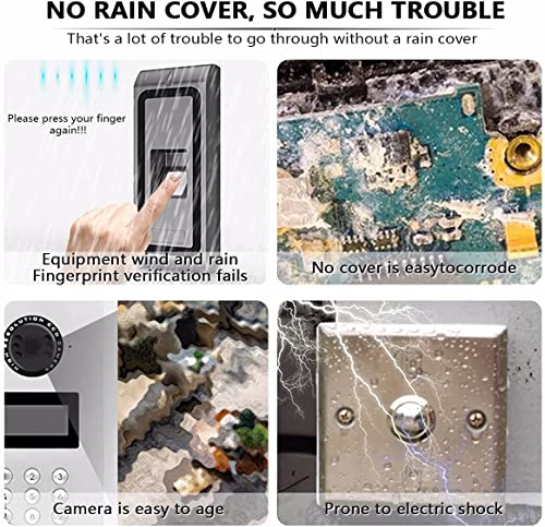 Sonnette de porte et clavier RFID protégés de l'eau par le boîtier étanche HAMON - 6