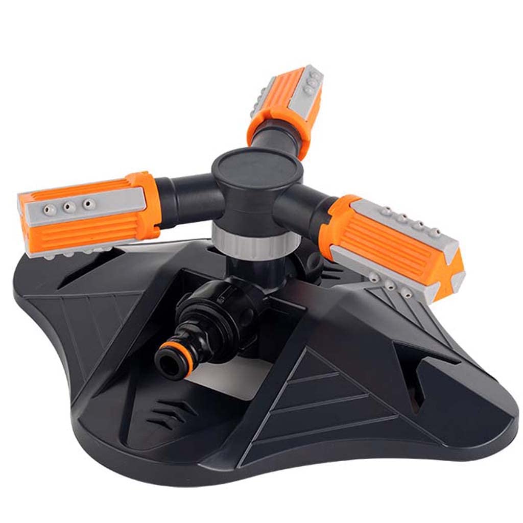 WZX Aspersor de césped de 250 mm, Cabezal de rociador Giratorio automático móvil de 360 ​​​​Grados Aspersores de jardín Riego para Invernadero de jardín