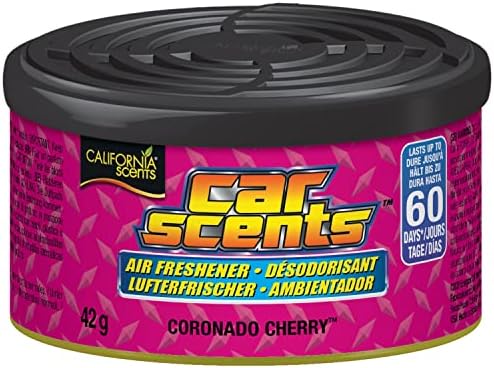 Car Air Fresheners, California Scents Car Scent, Long Lasting, Set of 4, Coronado Cherry