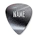 Custom Guitar Pick with Name for Boy frined, Metallic Texture Background