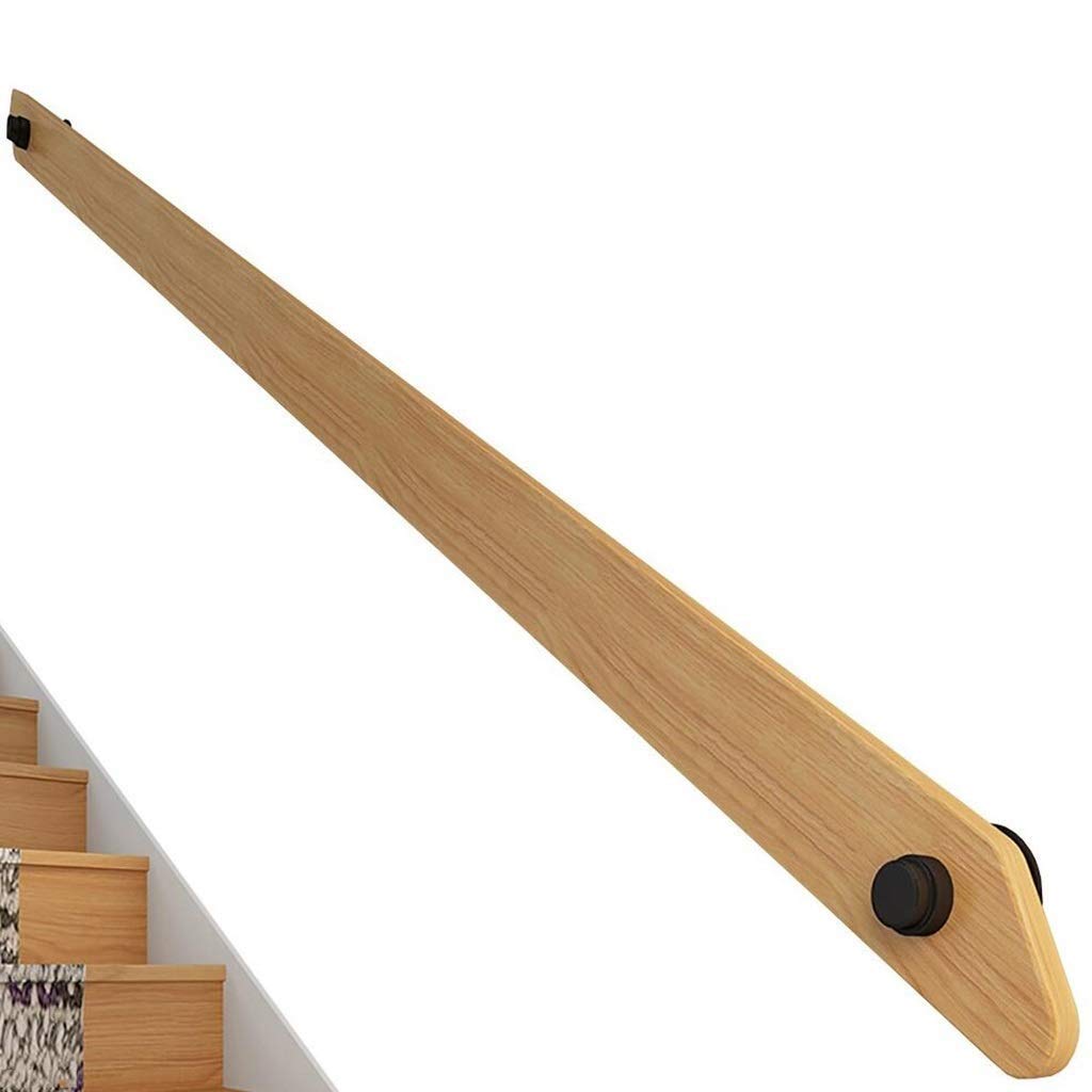 Main courante d'escalier antidérapante bois contre les chutes