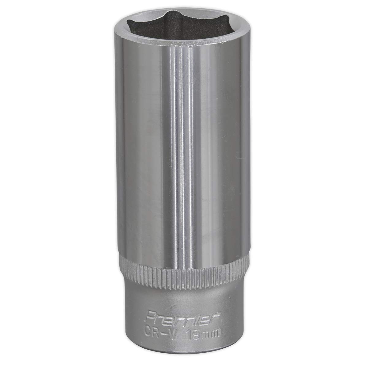 Sealey S3819D Walldrive Socket 19Mm Deep 3/8Sq Drive, Silver