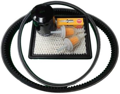 Club Car DS Gas Golf Cart Tune Up Kit (92-04) Oil Filter Drive & Starter Belt by TurfTuff