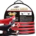 TOPDC 100% Copper Jumper Cables 6 Gauge 16 Feet Heavy Duty Booster Cables with Carry Bag and Safety Gloves (6AWG x 16Ft)