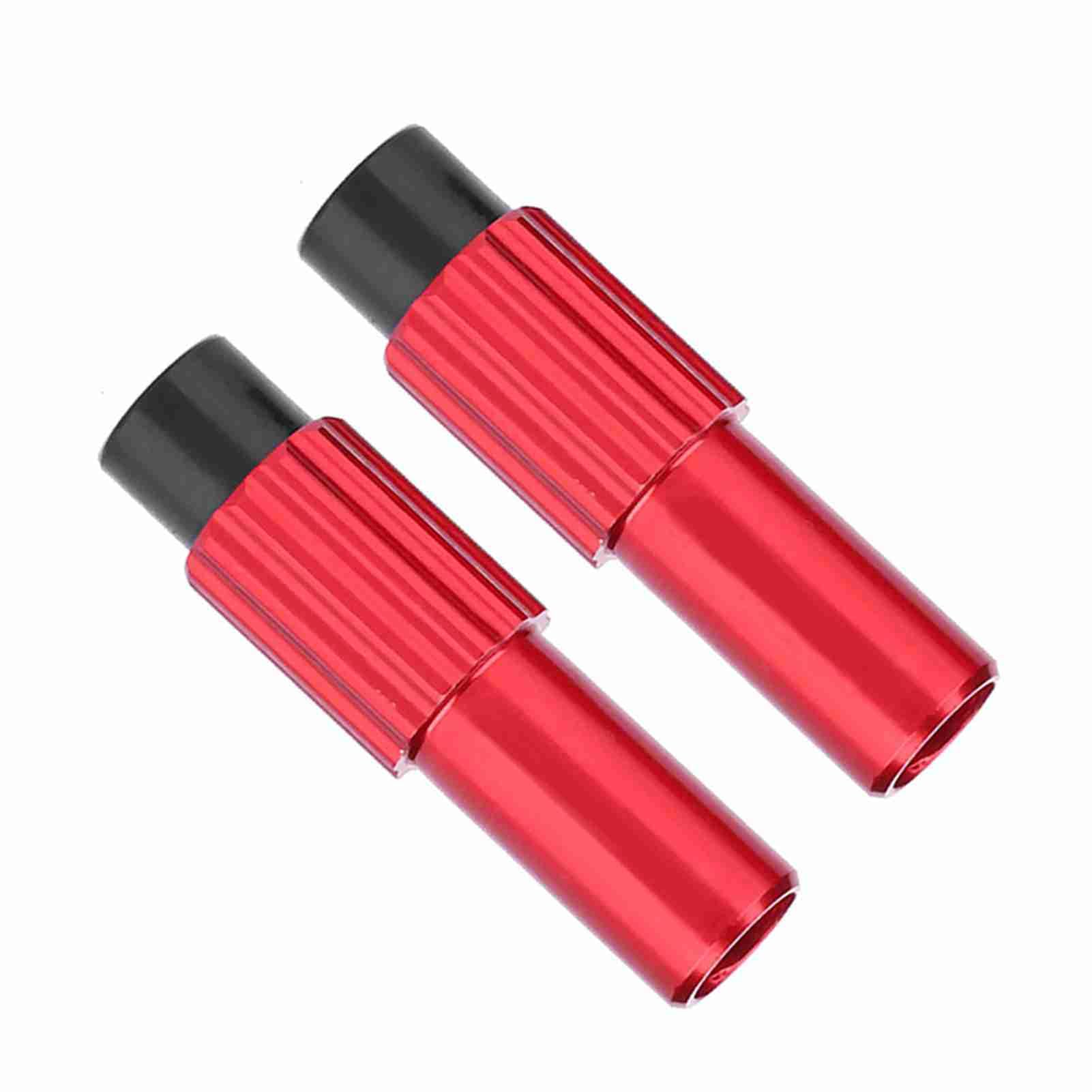 Bicycle Brake Adjuster for Smooth Adjustment - Lightweight Aluminum, Great for Mountain and Road Bikes, BlackRedTitanium (Red)