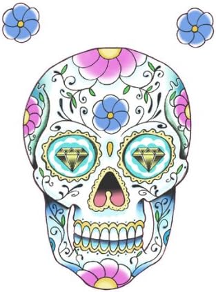 Wall Hugs Sugar Skull Wall Decal
