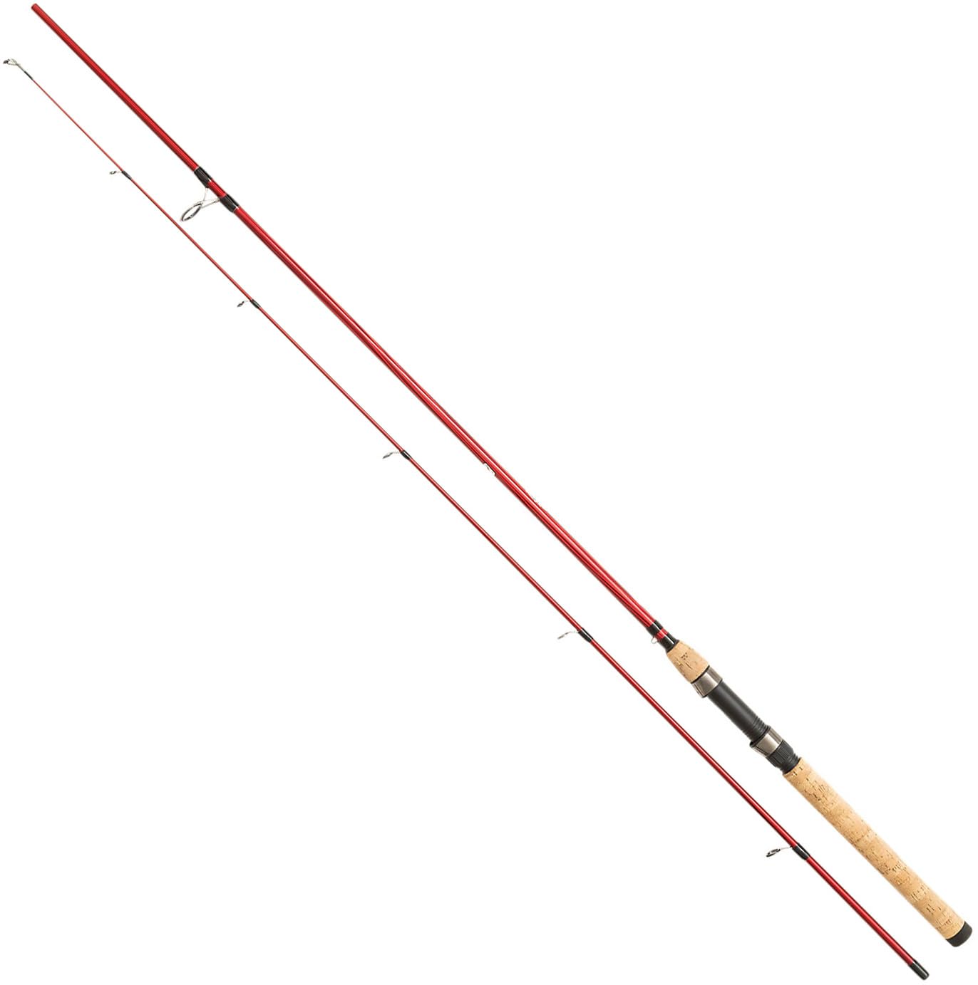 Berkley Canna da pesca in legno di ciliegio, leggera con manico in sughero, per pesca in acqua salata e d'acqua dolce