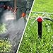 240FT Drip Irrigation System,Automatic Drip Irrigation Kit with 1/2 inch Hose 1/4 inch Distribution Tubing and Accessories,for Lawn Raised Bed Greenhouse Plant Watering System