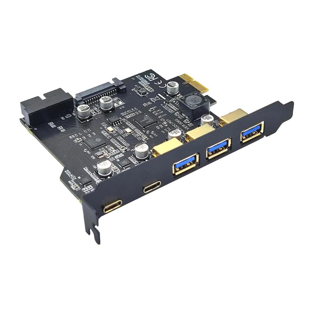 pcie card hub controller riser card black 5 port desktop pc internal usb hub| usb cables, hubs & adapters| computer cables & connectors |computers/tablets networking