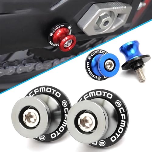 Image of 10MM 450SS Swing Arm Spools Sliders Fit For CFMOTO 450SS / 450NK / 650NK / ibex450 Stand Frame Slider Crash Bar Accessories,CNC T6061 Aluminum (Black)