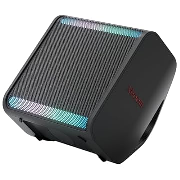 LG Alto-falante Bluetooth xboom STAGE301 da will.i.am, woofer de 16,5 cm e drivers médios duplos de 6,3 cm, até 11 horas de reprodução, design de montagem múltipla, resistente à água IPX4, iluminação