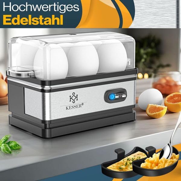 KESSER Eierkocher für 1 bis 6 Eier